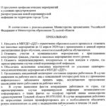 ПРИКАЗ о продлении профилактических мероприятий в условиях предупреждения новой коронавирусной инфекции на территории города Тулы.